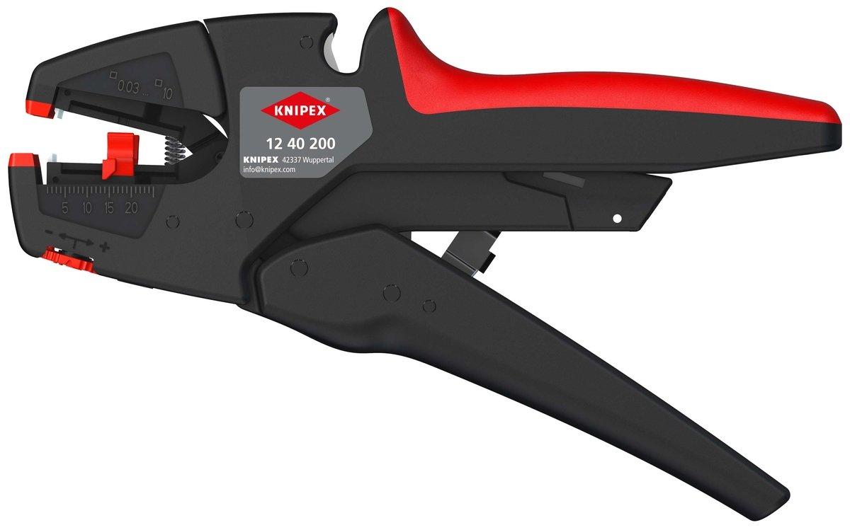 KNIPEX 12 40 200 Selbsteinstellende Abisolierzange  200 mm