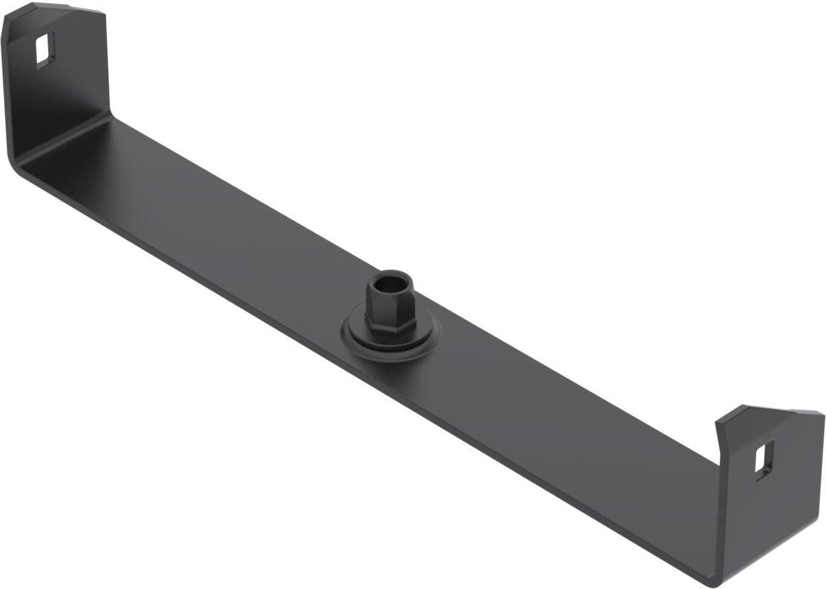 Mittenabhängung für Kabelrinne B300mm Stahl PES135 - Polyester tiefschwarz
