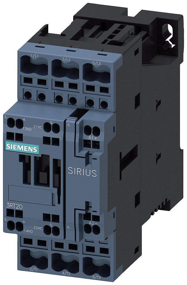 Schütz AC-3e 32 A/15 kW/400V 3-polig AC/DC 21-28V 1S+1Ö Federzuganschluss