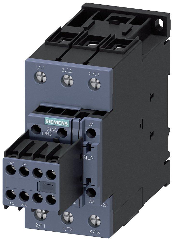 Schütz AC-3e 80 A/37 kW/400V 3-polig AC 24V 50/60Hz 2S+2Ö Schraubanschluss