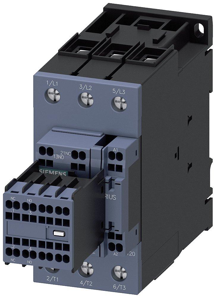 Schütz AC-3e 80A/37kW/400V 3-pol AC110V/50Hz 2S+2Ö Schr.anschl./Federzuganschl.