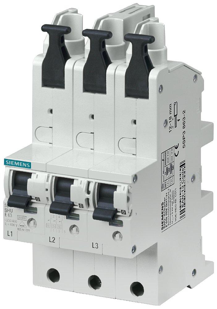 Hauptleitungsschutzschalter (SHU) 3x 1-polig E 16A 230/400V