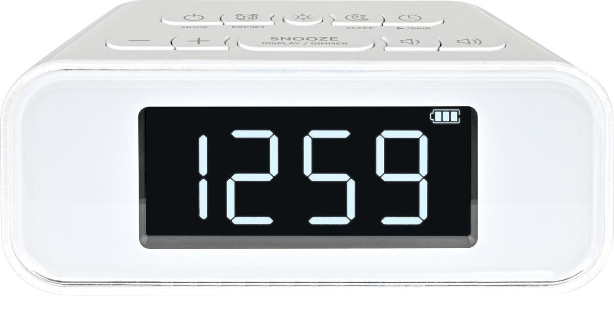Uhrenradio mit Akku Bluetooth Smartphone Ladefunktion