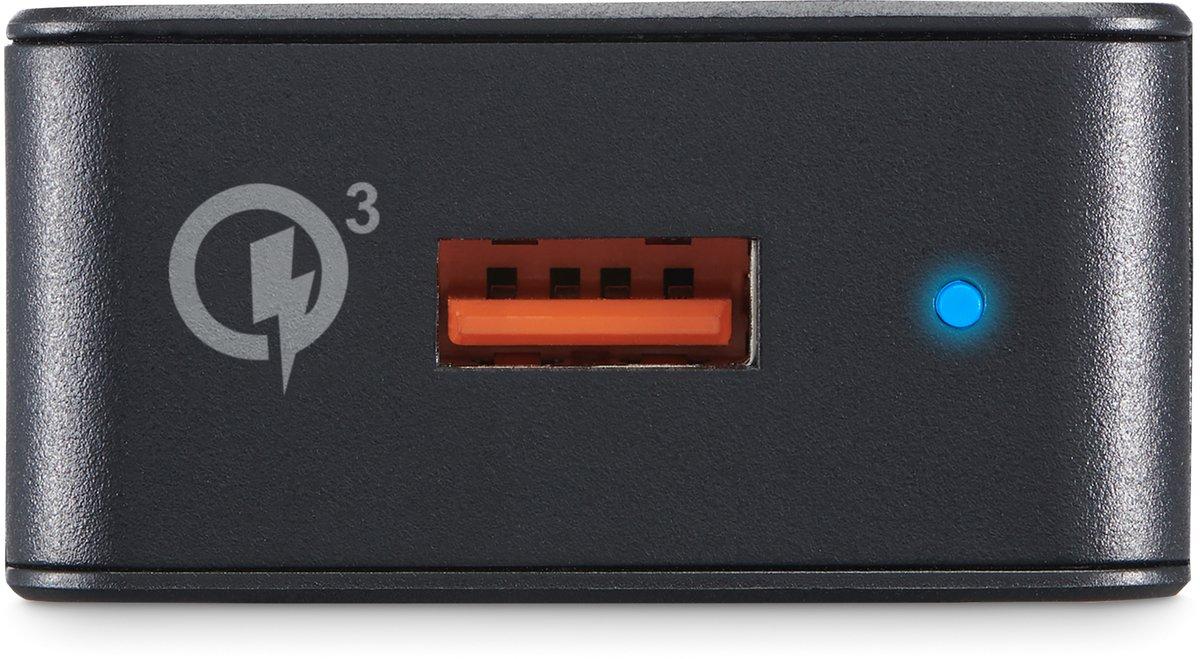 Schnellladegerät USB-A 19,5 W Schwarz