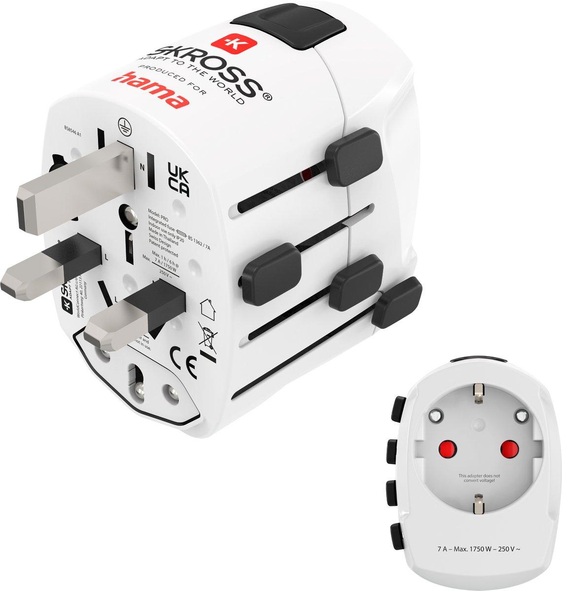 Weltreiseadapter World Travel Pro 3-polig