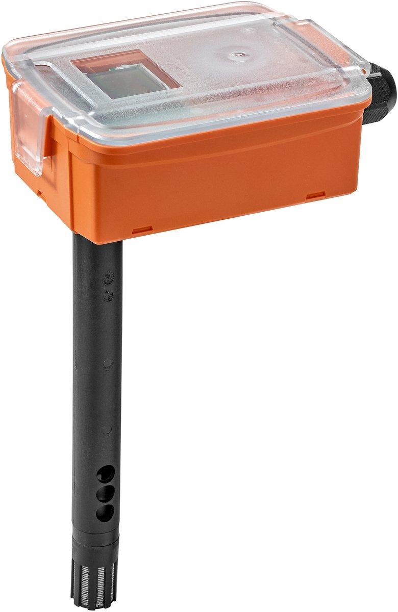 Kanalsensor CO2/Temp./Feuchte - LCD AC/DC24V -  DC 0..5/10 V -  Sonde 180 mm
