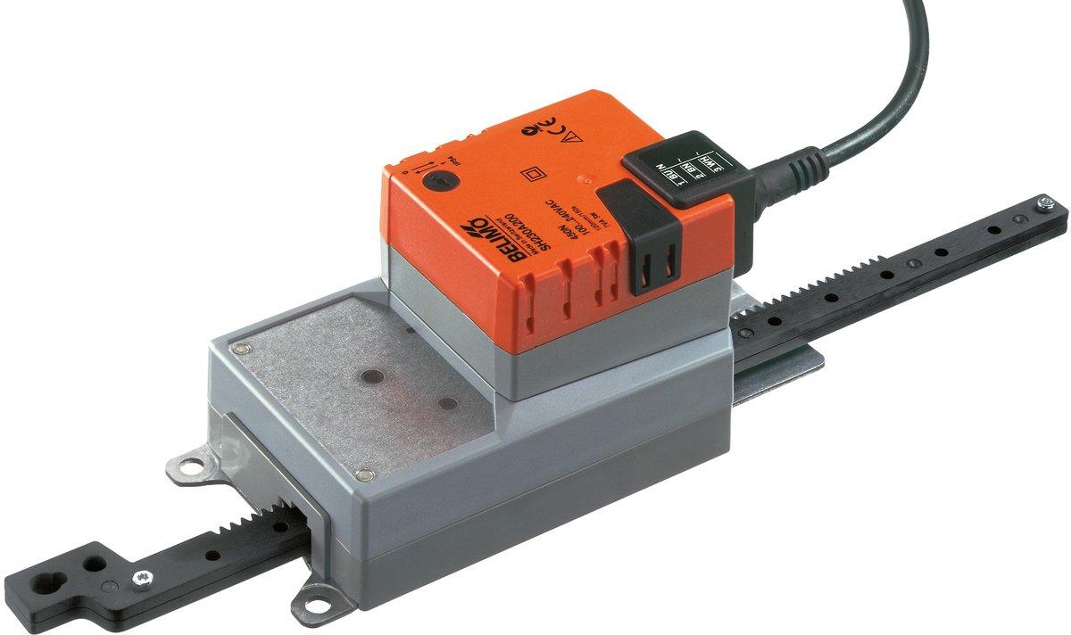 Linearantrieb - AC 230V 450N - Auf-Zu o. 3 Pkt. - 150s - IP54 - 100mm