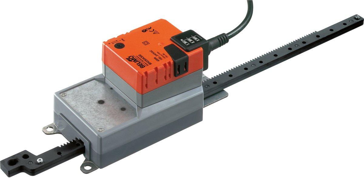 Linearantrieb - AC 230V 450N - Auf-Zu o. 3 Pkt. - 150s - IP54 - 200mm