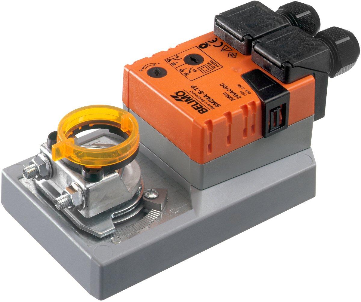 Klappenantrieb AC/DC 24V 20Nm - stetig - parametrier. - IP54