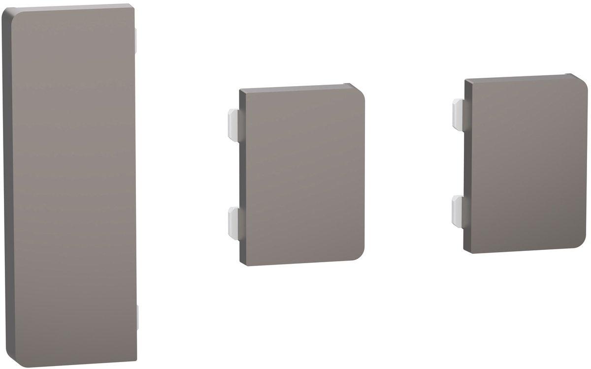 Tastsensor Flex KNX System Design 3fach Wippe Nickelmetallic