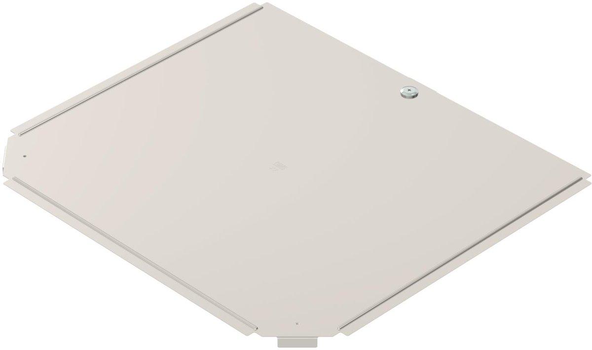 Deckel für T-Stück B400mm Edelstahl rostfrei A2 1.4301 blank nachbehandelt