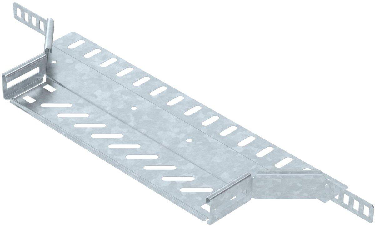 Anbau-Abzweigstück für Kabelrinne 35x300 Stahl tauchfeuerverzinkt