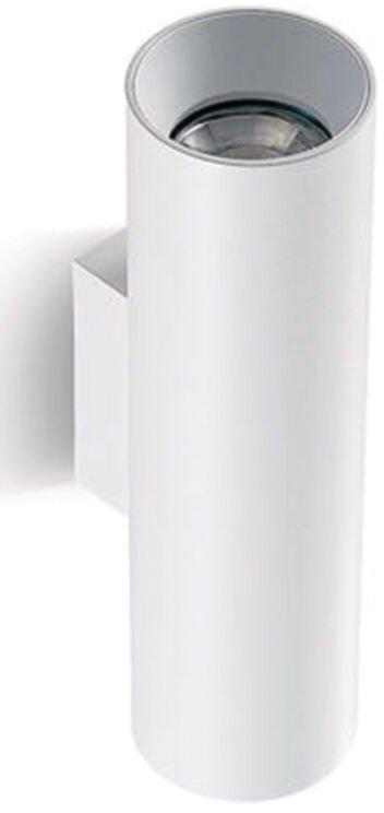 Wand-Anbauleuchte zylindrisch 2xGU10 8W weiß IP20