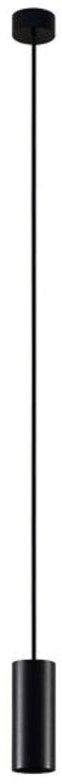 Pendelleuchte zylindrisch 1xGU10 8W 1500mm schwarz