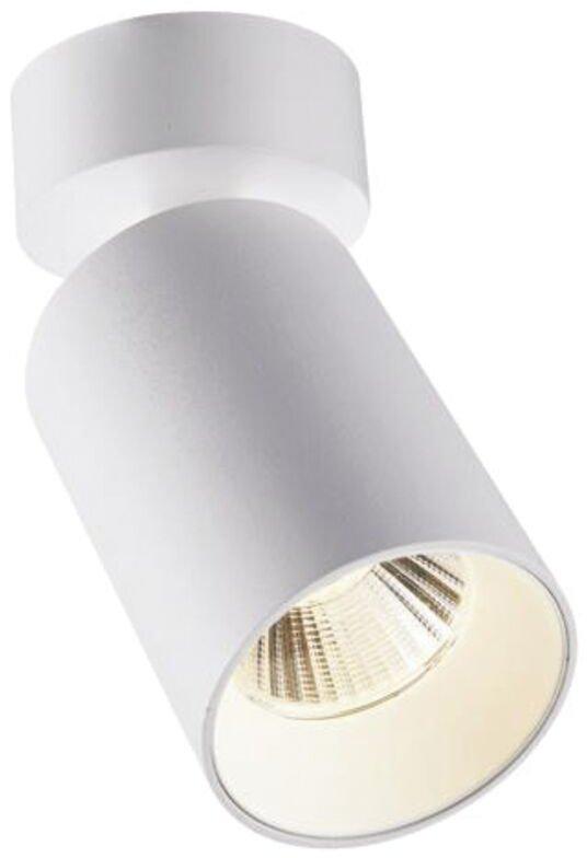 Decken-Anbauleuchte Metallschirm 1xGU10 8W rund weiß