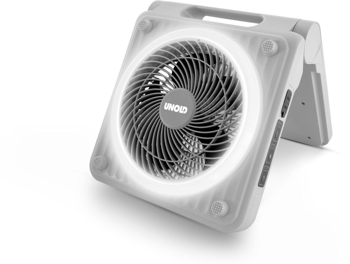 Solarventilator Camping grau