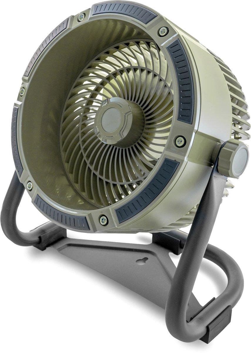 Akkuventilator Outdoor Grün