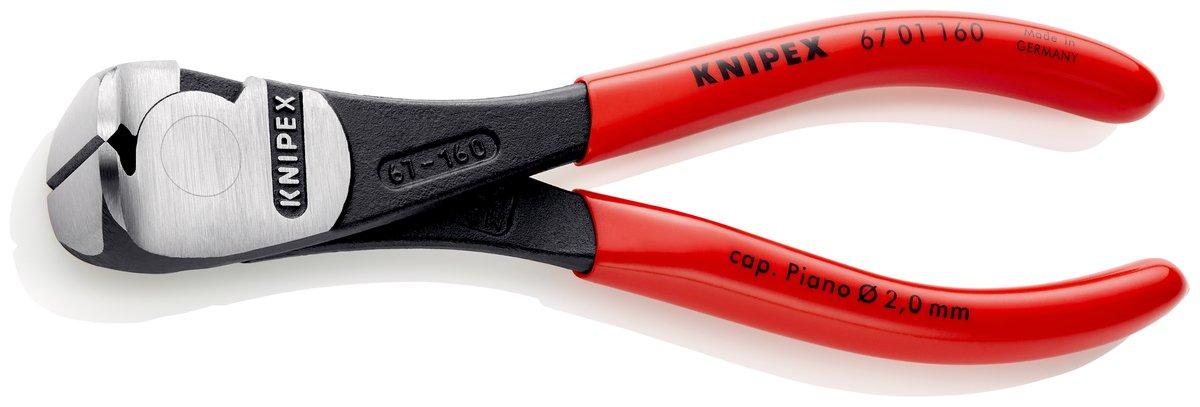 Kraft-Vornschneider mit Kunststoff überzogen schwarz atramentiert 160 mm