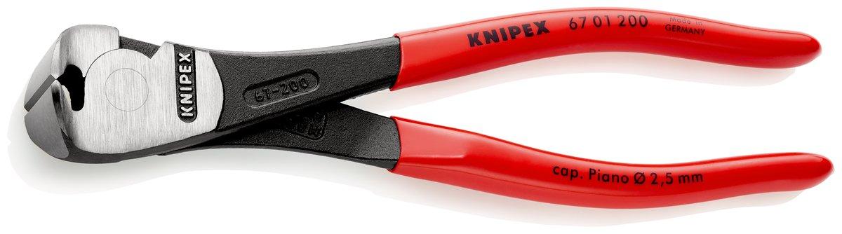 Kraft-Vornschneider mit Kunststoff überzogen schwarz atramentiert 200 mm