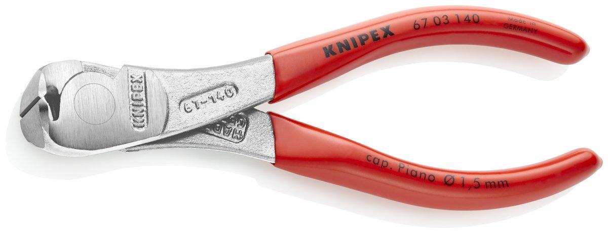 Kraft-Vornschneider mit Kunststoff überzogen verchromt 145 mm