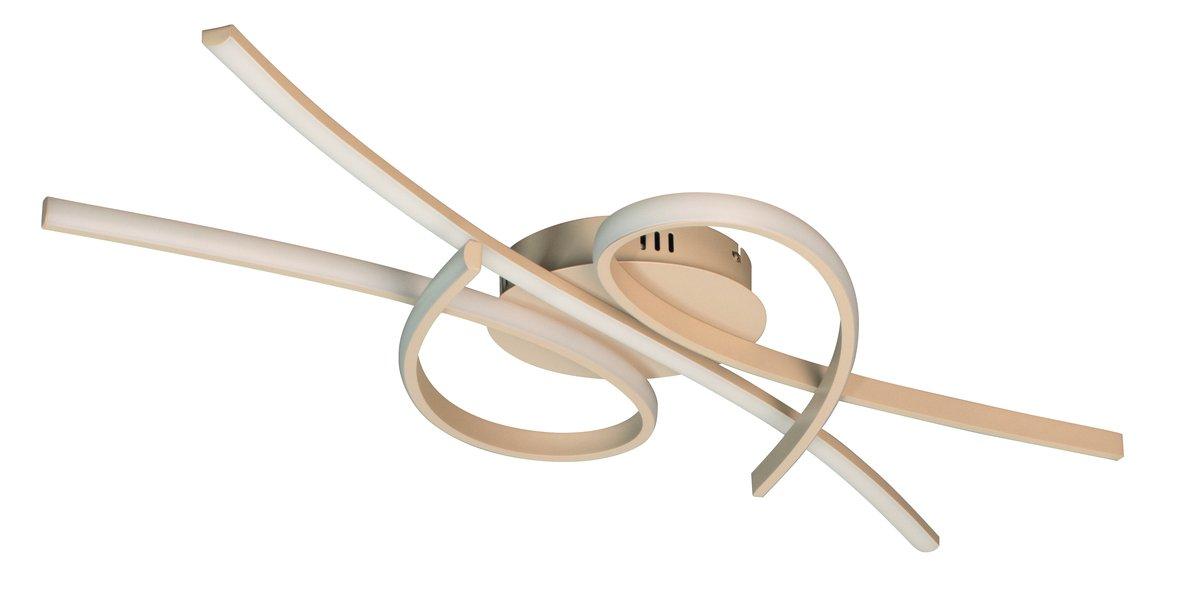 Deckenleuchte 34W LED CCT 4300lm Biba Sandfarben