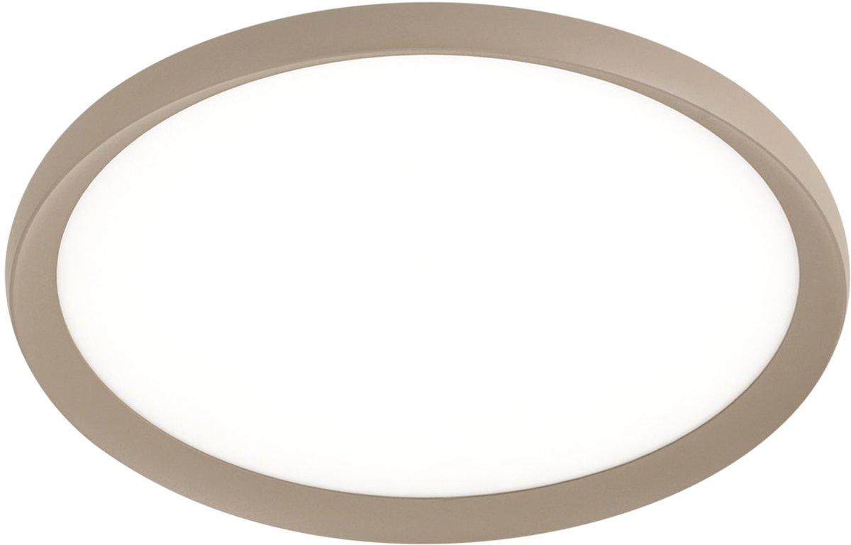 Deckenleuchte LED 30W CCT D40cm Kant Khaki