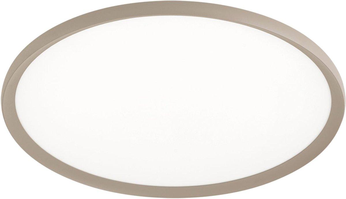 Deckenleuchte LED 50W CCT D60cm Kant Khaki