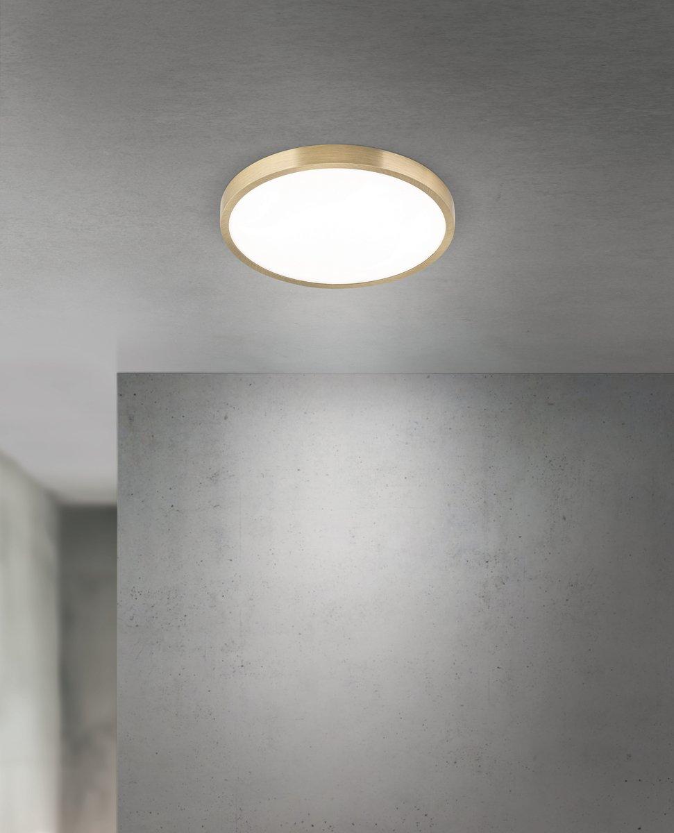 Deckenleuchte LED 30W CCT D28cm Disc Patina rund