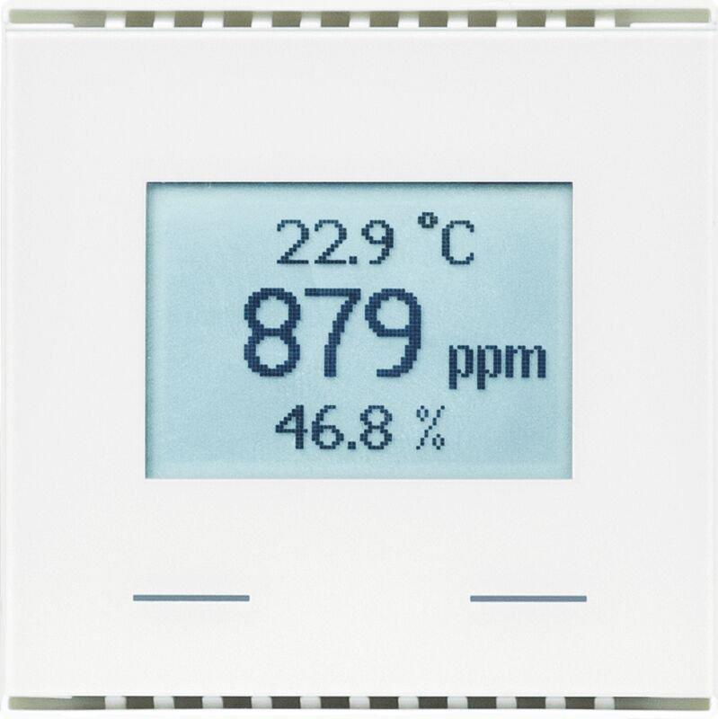 KNX 55x55mm AQS/TH-UP Touch reinweiß glänzend