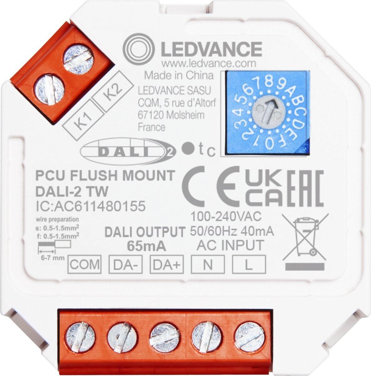 Push Control Unit Flush Mount Dali-2 Tw Flush Mount Dali-2 Tw
