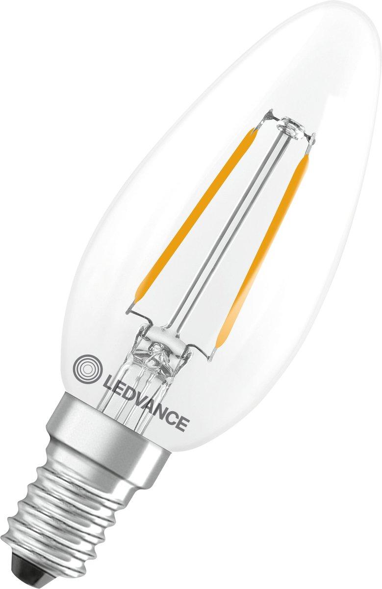LED Kerzenlampe LED CLASSIC B P 1,8W 827 Clear E14
