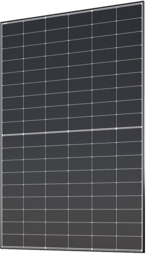 PV-Modul 450 WP Hochleistungs-96-Halbzellenmodul schwarzer Rahmen