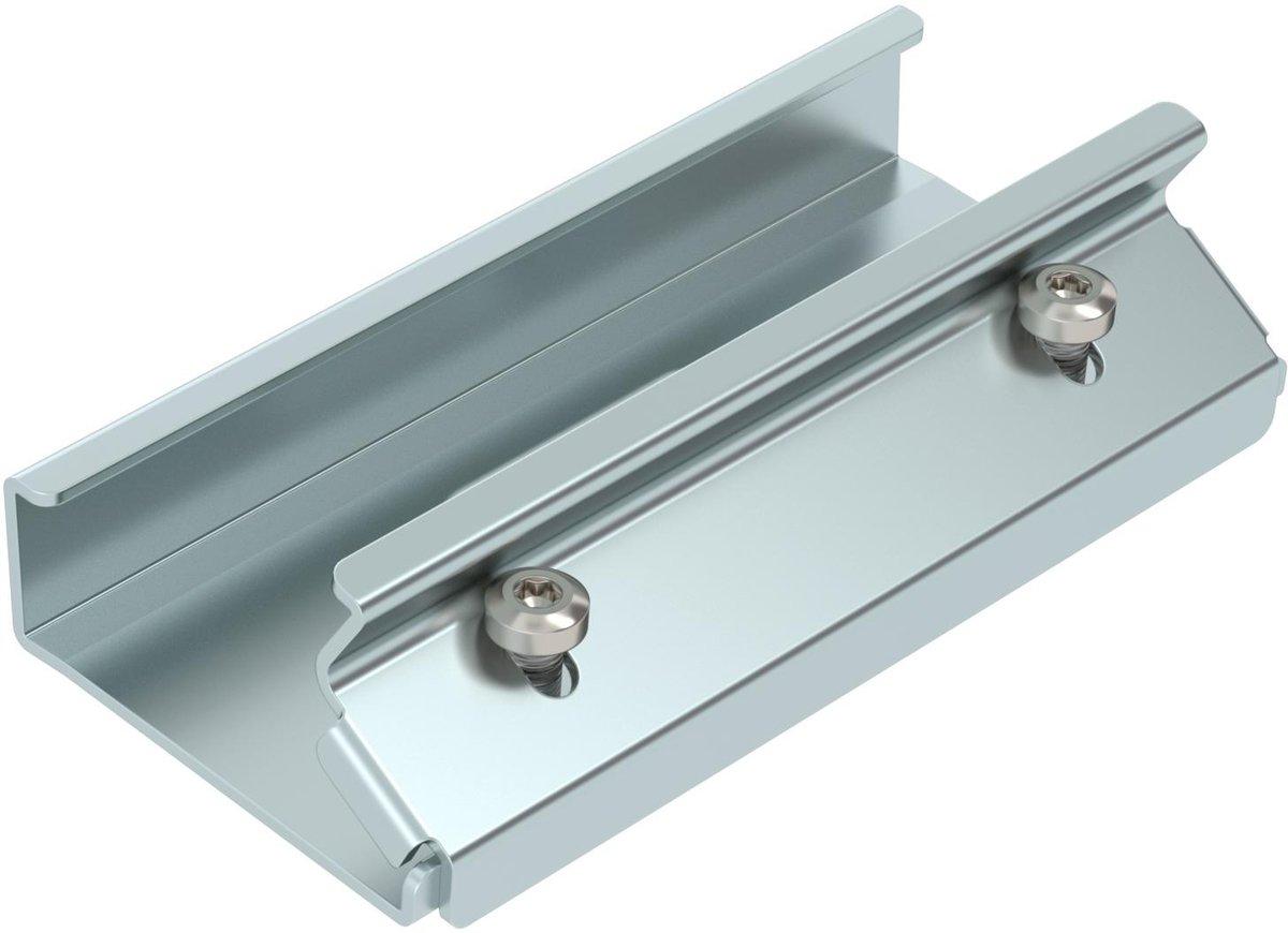 Längsverbinder für Trägerprofil 40x69x150 Stahl bandverzinkt Zink/Aluminium