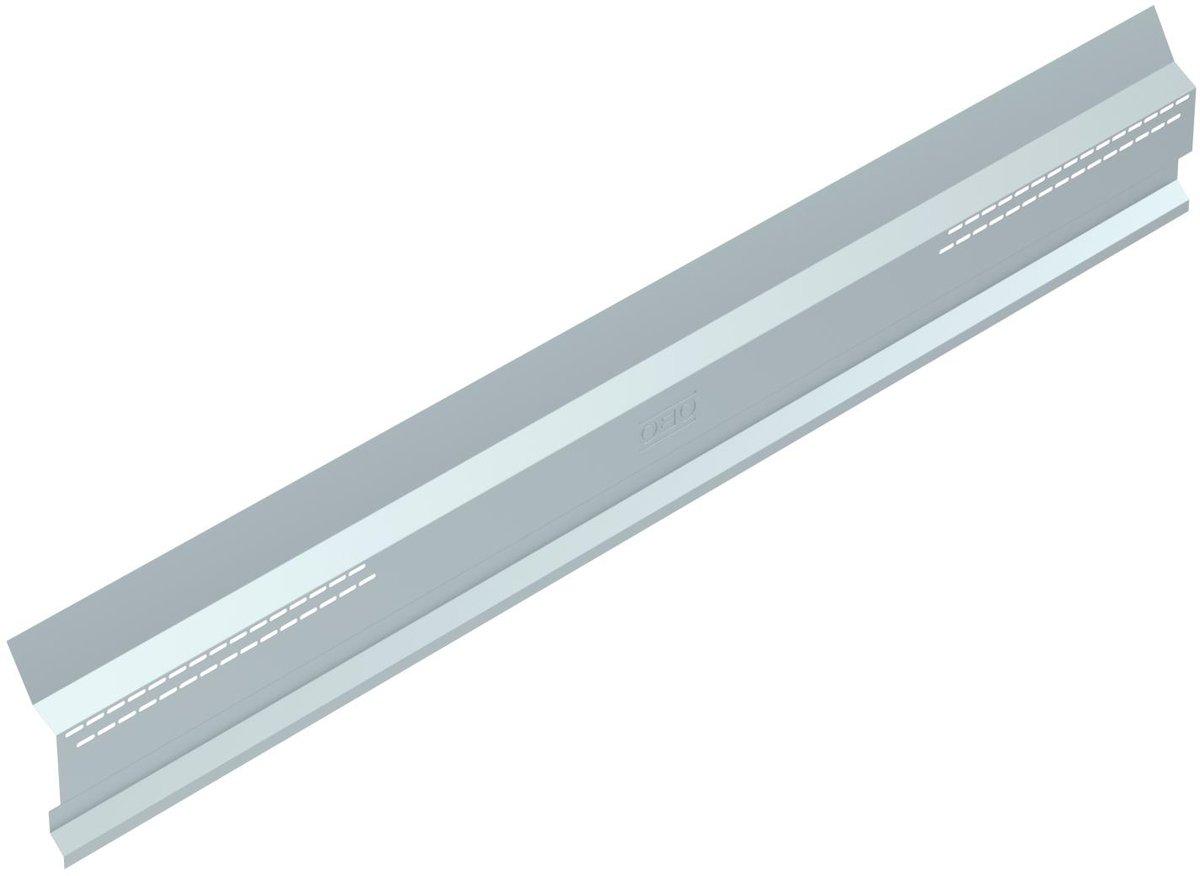 Windschutzblech f Flachdachsystem 44x372x2200 Stahl bandverzinkt Zink/Aluminium