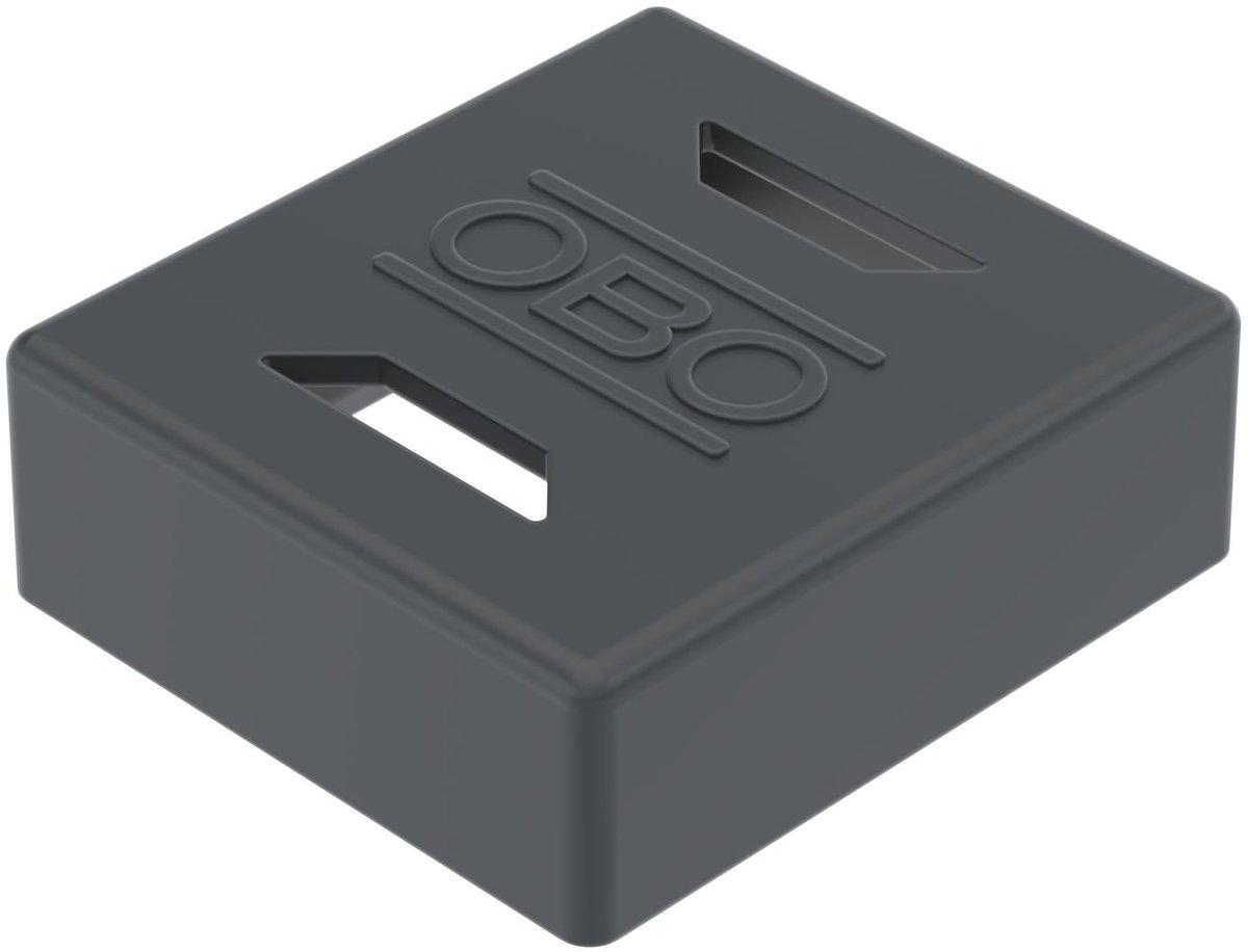 Endkappe für Trägerprofil 44x49x16 Polyethylen schwarz