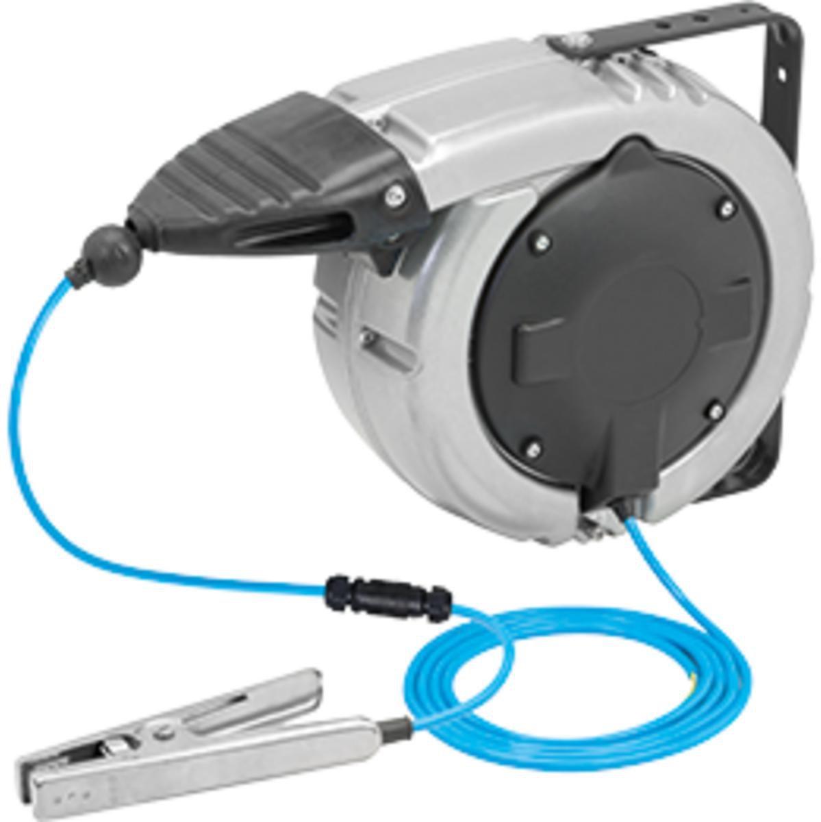 Erdungszange mit Kabel-Aufrollautomatik Temperaturbereich