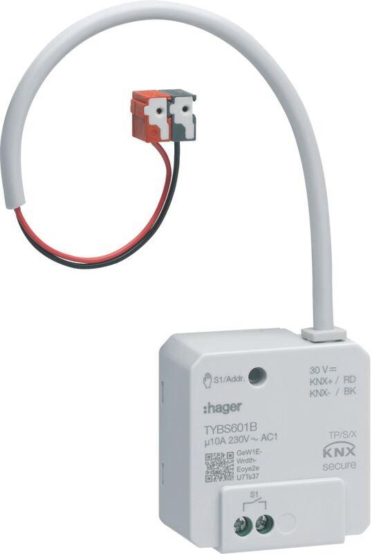 Schaltaktor 1fach 10A / 230V~ UP KNX Secure easy