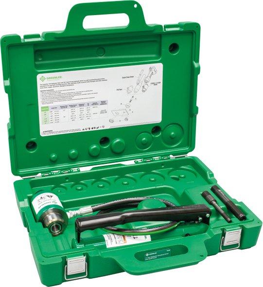 Hydraulische Stanze mit Handpumpe Schlauch und Zylinder