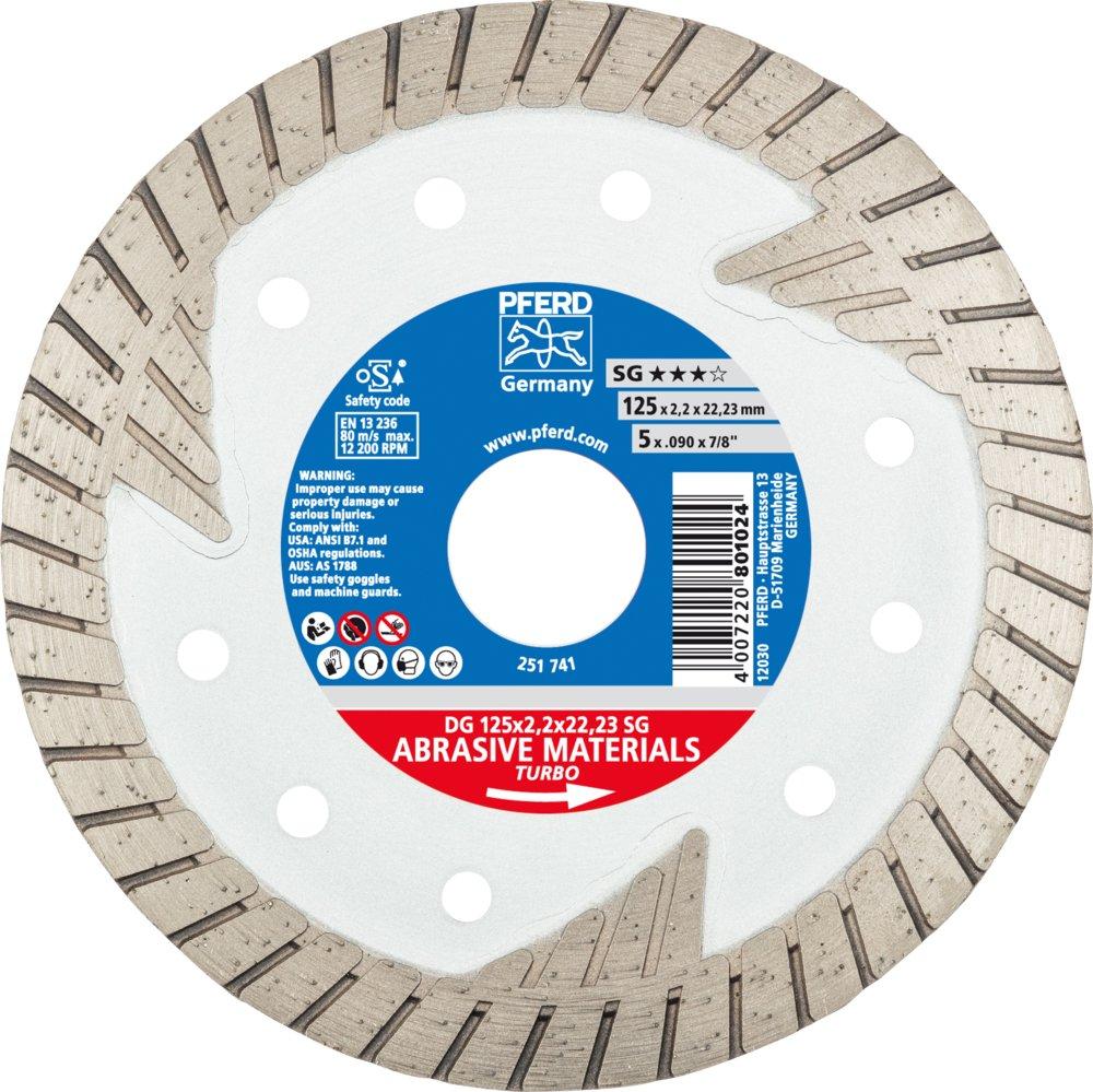 Diamant-Trennscheibe DG 125x2,2x22,23mmSG,Trennen v.Stein/Beton,hohe Schnittqual