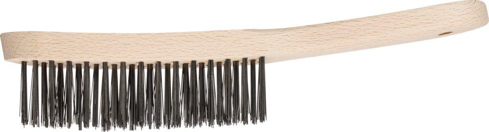 Handbürste für Kehlnähte HBK 3reihig Stahl-Draht-Ø 0,35 mm
