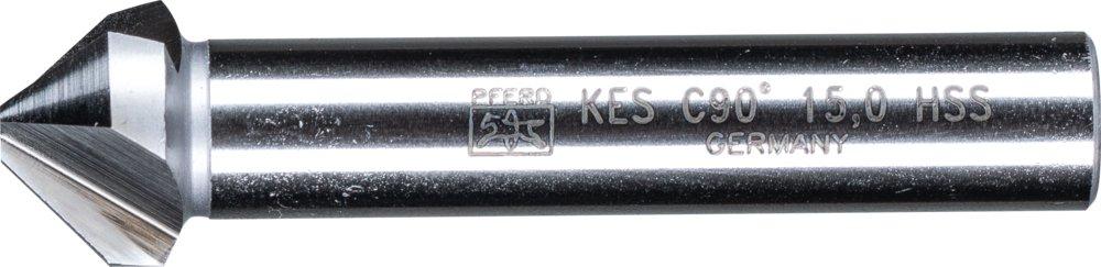 HSS Kegel-und Entgratsenker 90° Ø 15 mm Schaft-Ø 10mm DIN 335 C