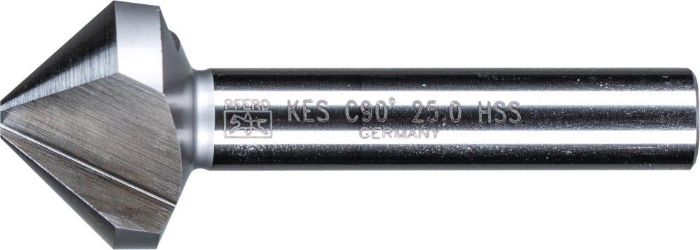 HSS Kegel-und Entgratsenker 90° Ø 25 mm Schaft-Ø 10mm DIN 335 C