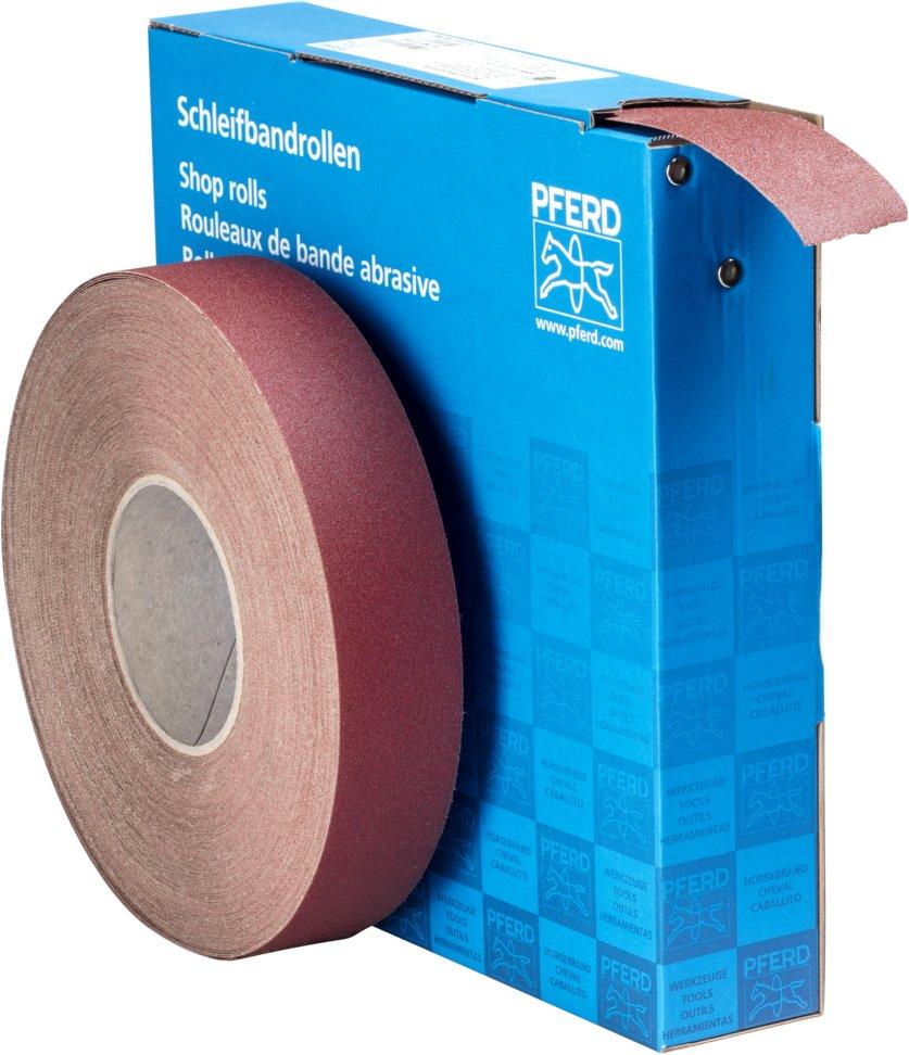 Korund Schleifbandrolle Gewebe SBR Breite 40mm Länge 50m A120