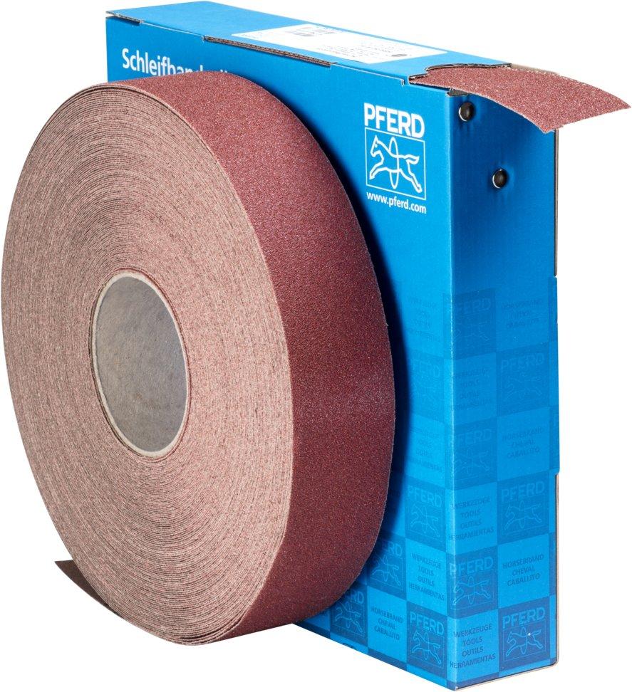 Korund Schleifbandrolle Gewebe SBR Breite 50 mm Länge 50 m A60
