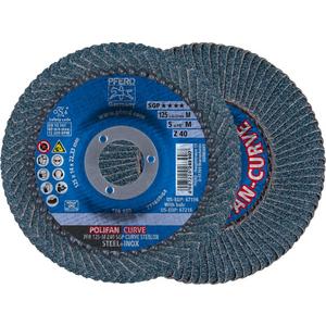 Fächerscheibe PFR 125x22,23 mm Breite M Z40 SGP STEELOX