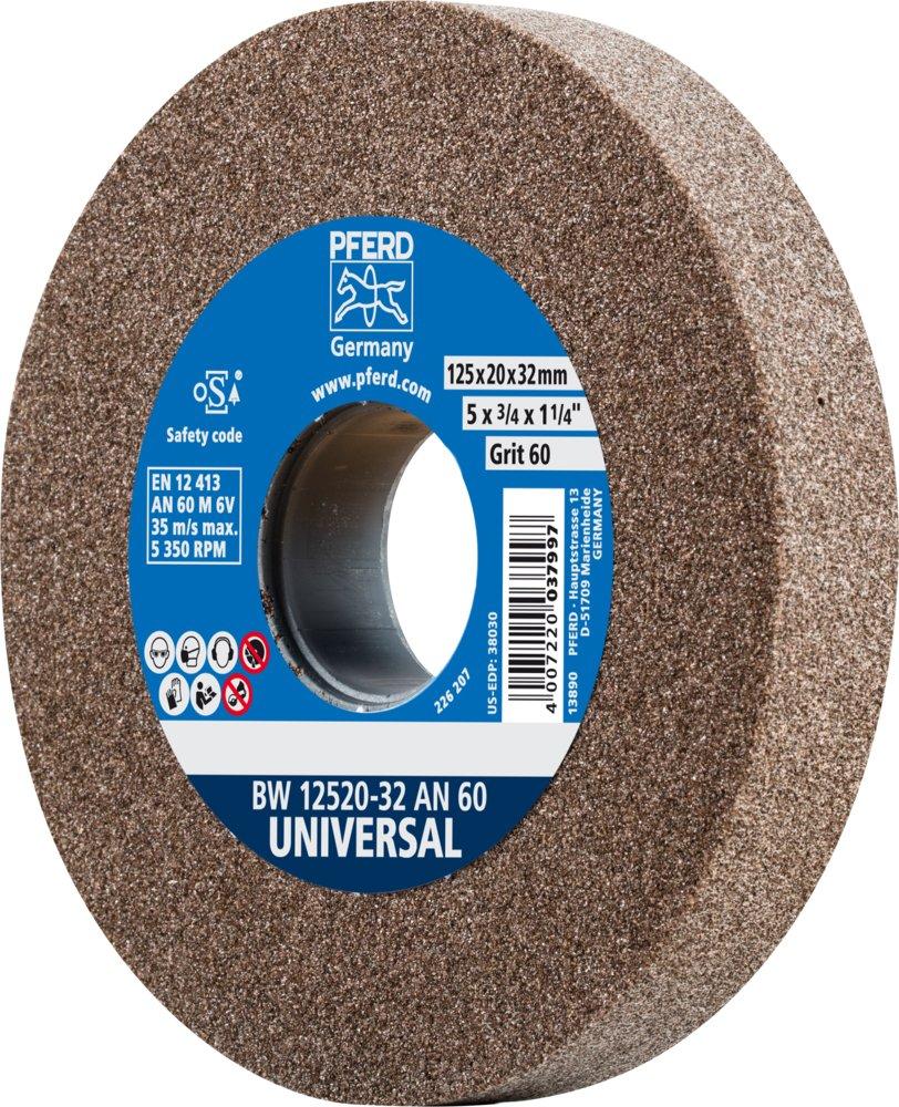Schleifbockscheibe Ø 125x20mm Bohrung-Ø 32 mm A60