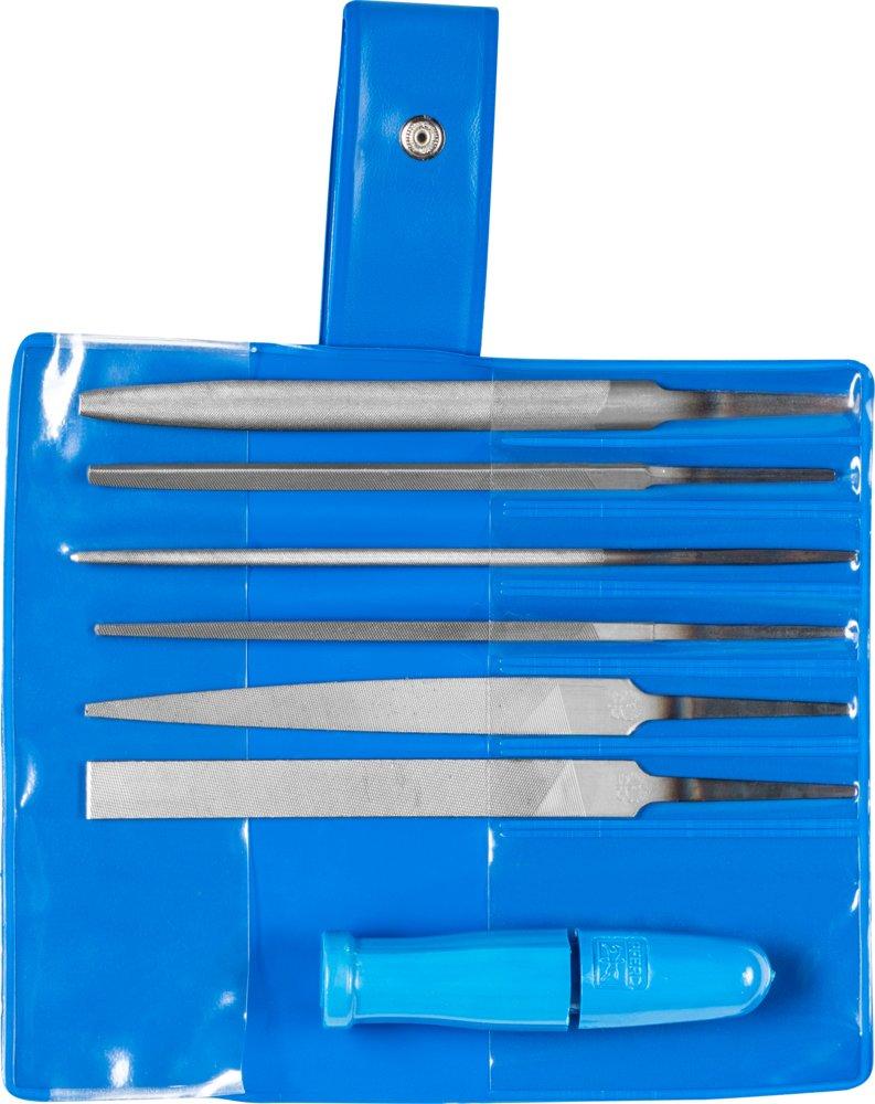 Schlüsselfeilen-Set mit Schnellspannheft 7-tlg. 100 mm Hieb 2
