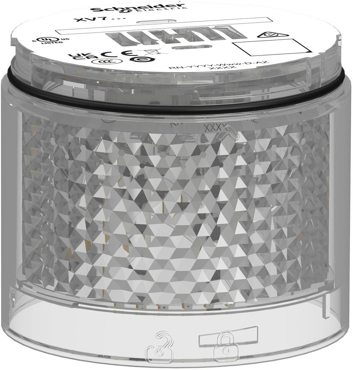 Leuchtelement Harmony XVB7 modular 70mm weiß 24V ACDC Blinklicht