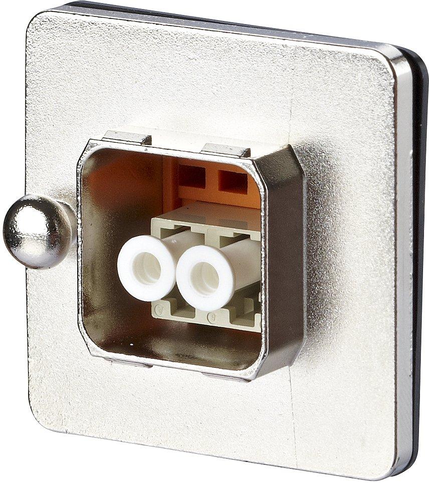 Industry IP67 V14 bulkhead Zentralbefestigung + LC-D MM adapteinsert