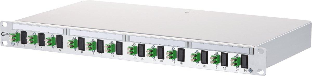 Patchfeld splice 12xLC-Duplex APC OS2